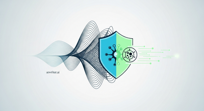 رسم بياني تصاعدي يوضح انتشار الإنفلونزا بالولايات المتحدة، مع فيروسات وإبرة لقاح في المقدمة ترمز للحماية.