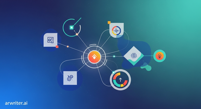 دماغ بشري مضاء يتفاعل مع تقويم أو خطة عمل، يرمز لتخطيط أهداف العام الجديد بذكاء وثبات علم الأعصاب.